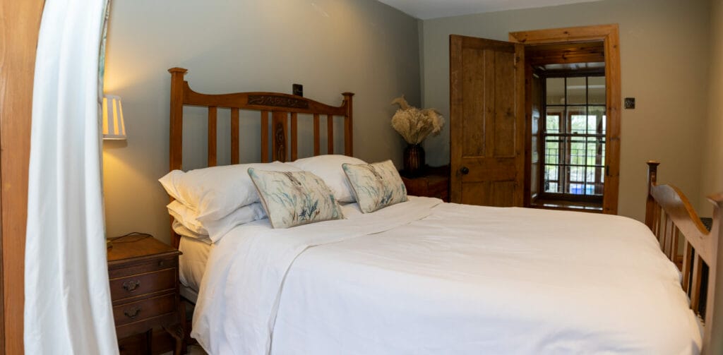 bedroom in the limepark cottages